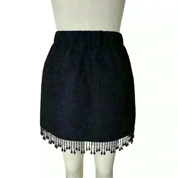 Mini Skirt with Bead Fringe GANNI, Size 36 - Picture 2 of 5